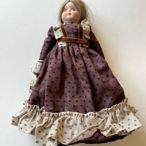 Vintage Collectible doll Porcelain Coppelia Doll 10” With Original Tag. Wupper